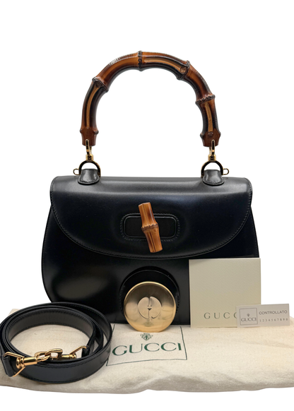 GUCCI 1947 BAMBOO TOP HANDLE BAG