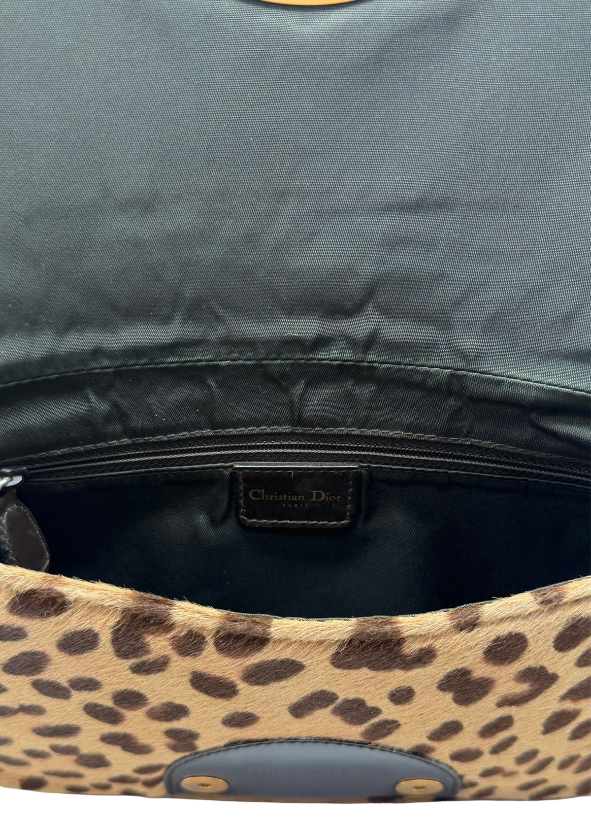 CHRISTIAN DIOR RARE VINTAGE LEOPARD PONYHAIR MALICE Interior