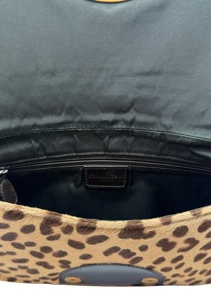 CHRISTIAN DIOR RARE VINTAGE LEOPARD PONYHAIR MALICE Interior