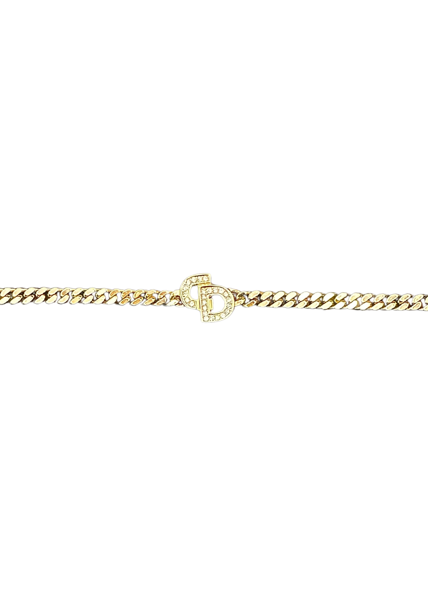 Christian Dior CD Chain Bracelet