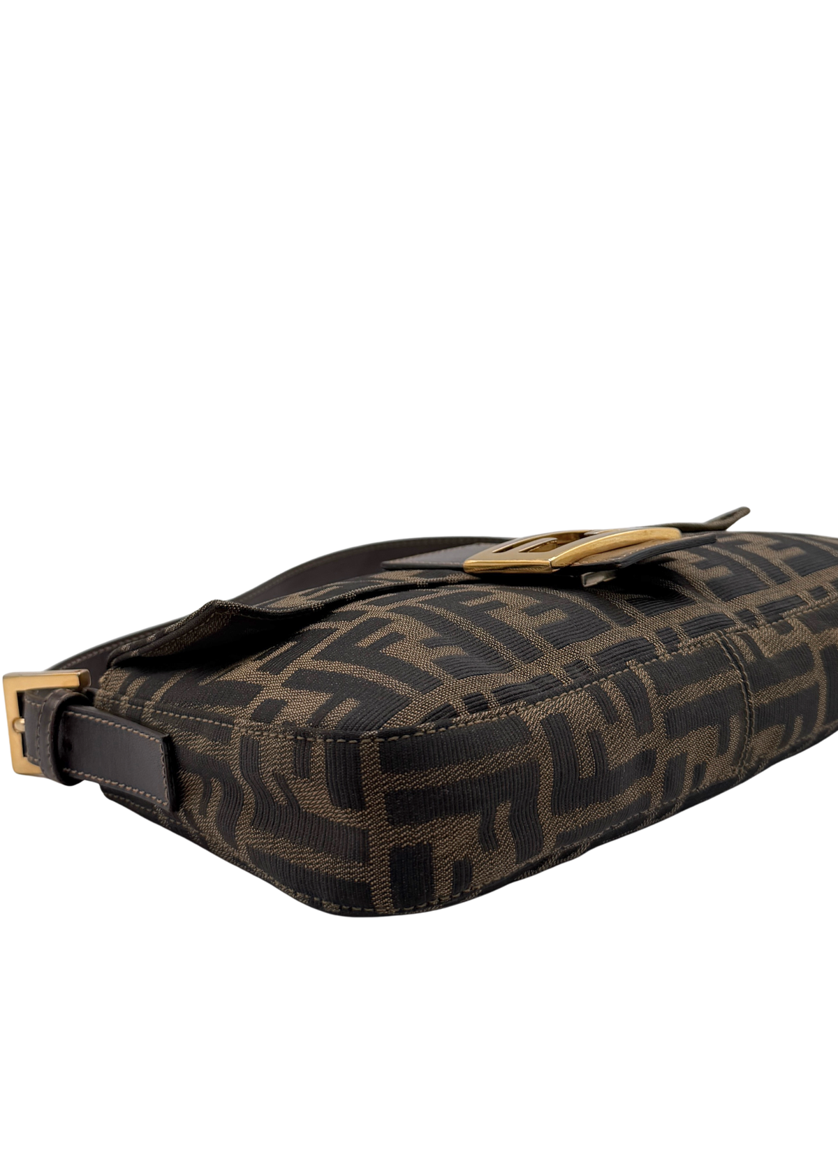 RARE FENDI ZUCCA BAGUETTE with GOLD HARDWARE