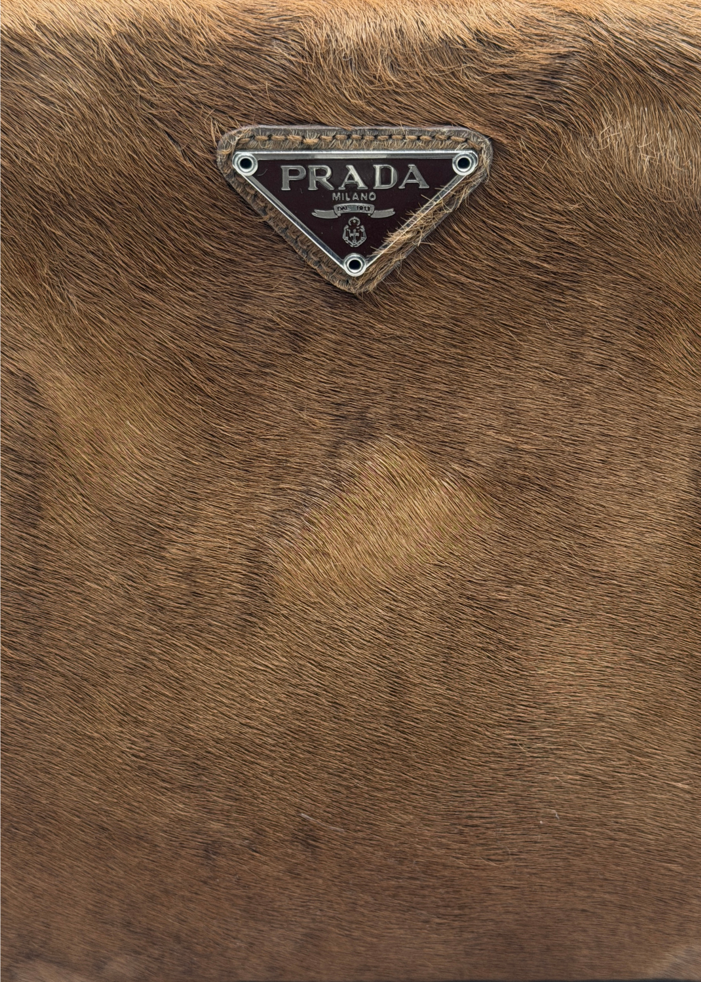 PRADA PONYHAIR SHOULDER BAG & CLUTCH