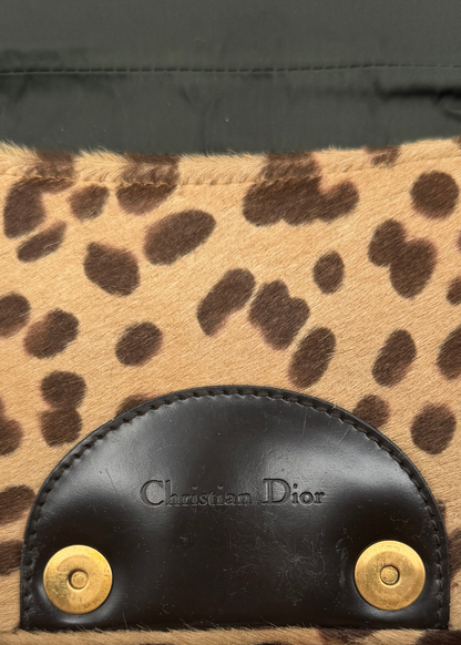CHRISTIAN DIOR RARE VINTAGE LEOPARD PONYHAIR MALICE Logo