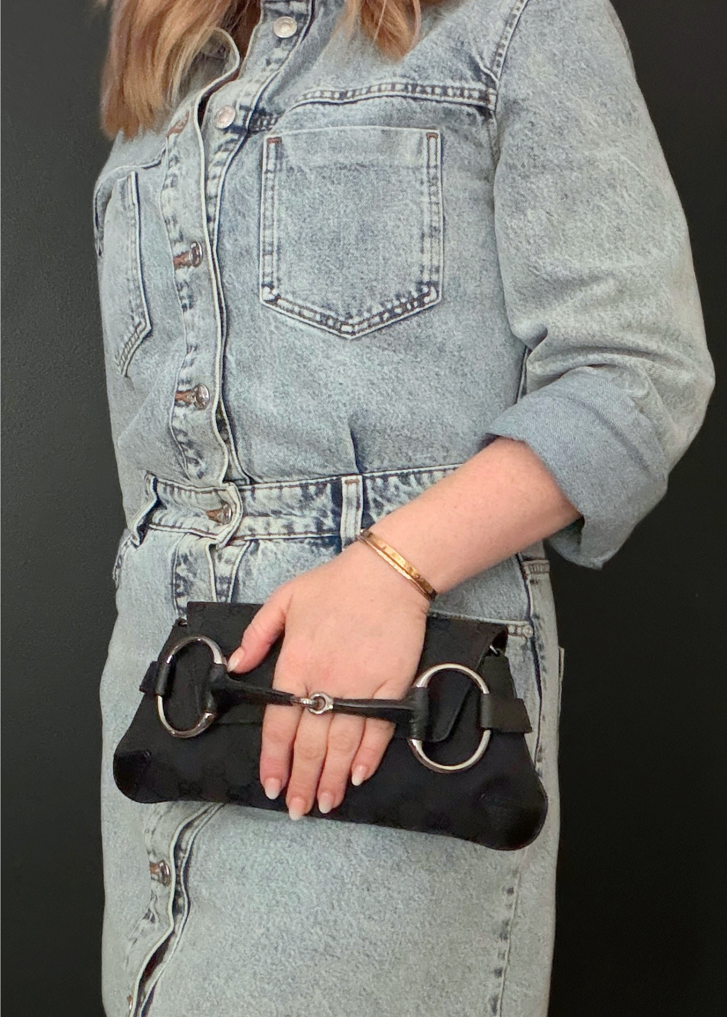 GUCCI HORSEBIT CLUTCH & SHOULDER BAG