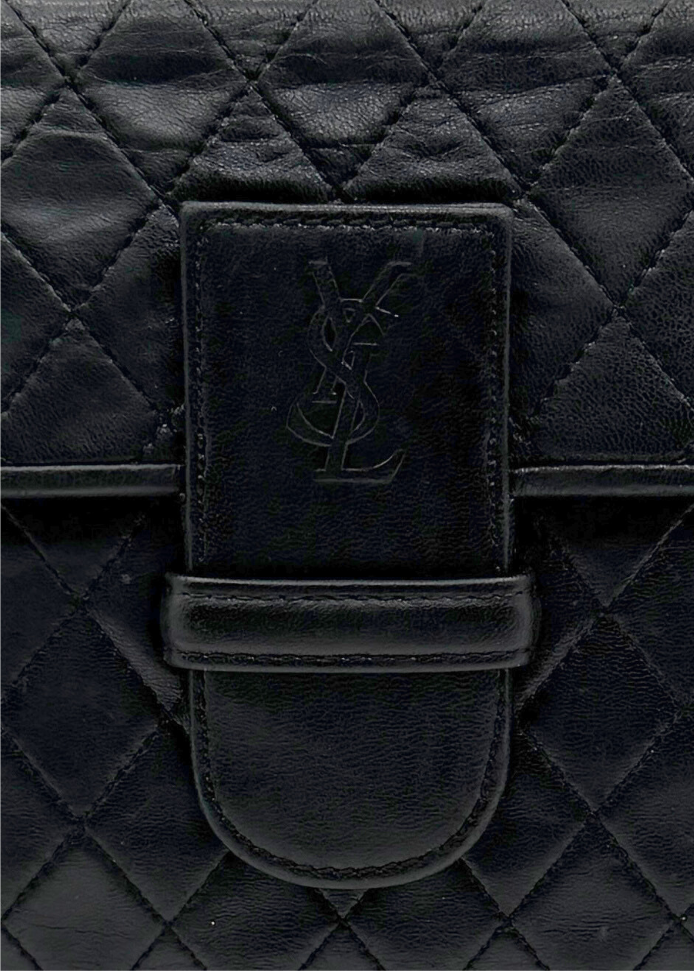 YVES SAINT LAURENT QUILTED CLUTCH