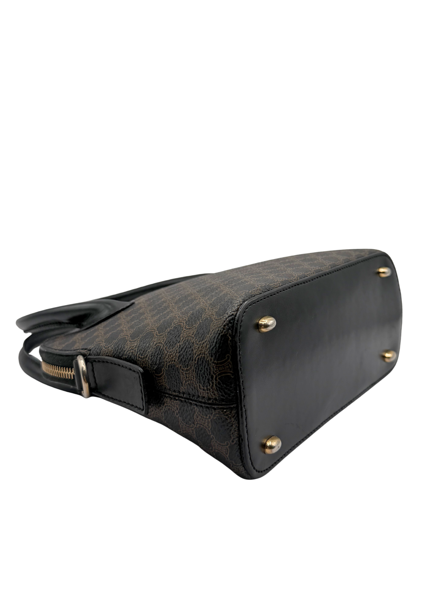 RARE CELINE MACADAM TOP HANDLE CROSSBODY BAG