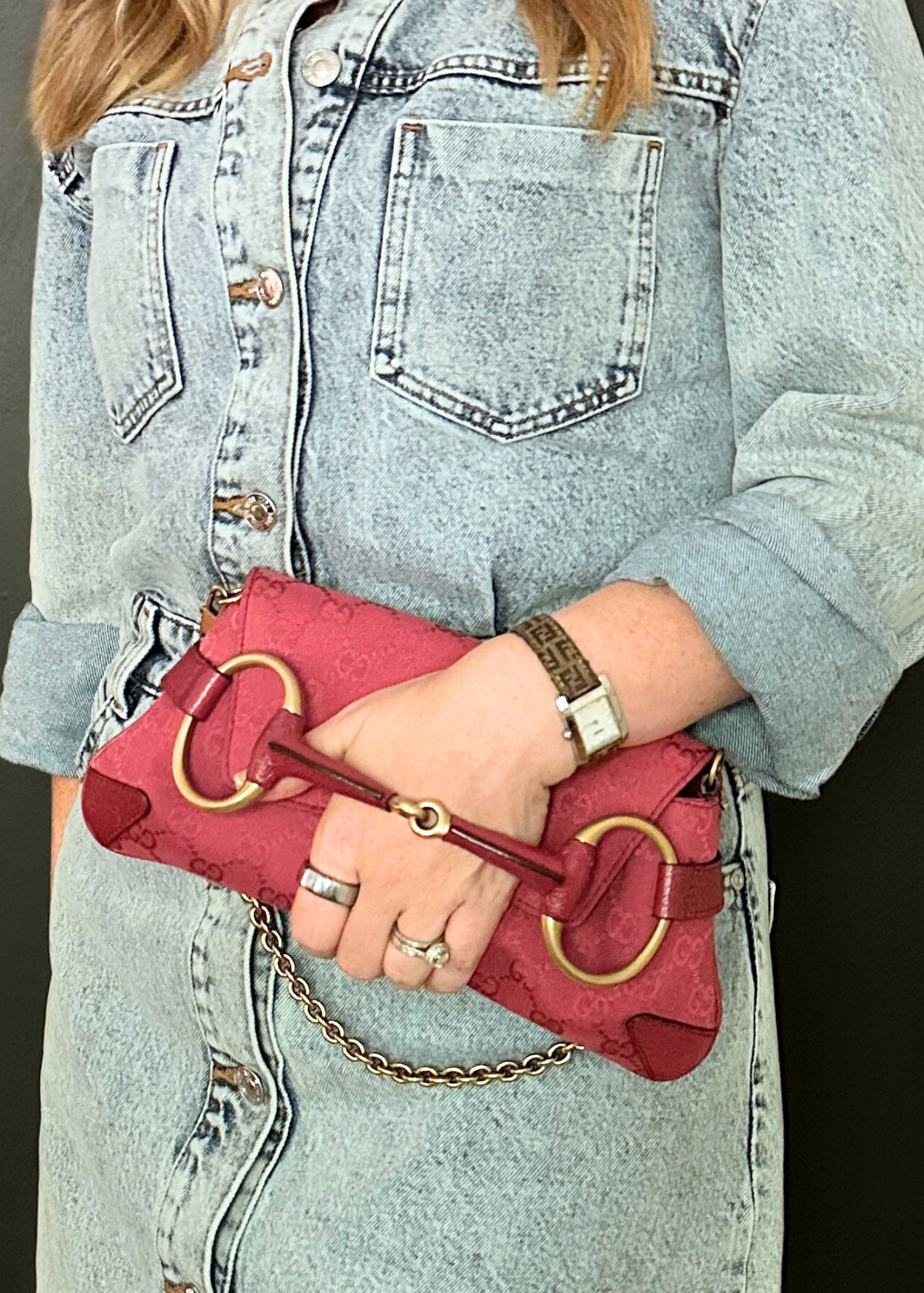 GUCCI HORSEBIT SHOULDER BAG & CLUTCH