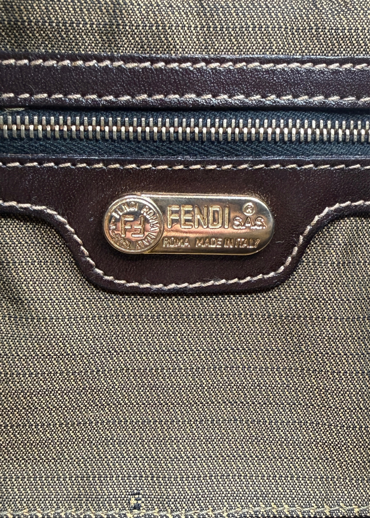 FENDI BAGUETTE with GOLD HARDWARE