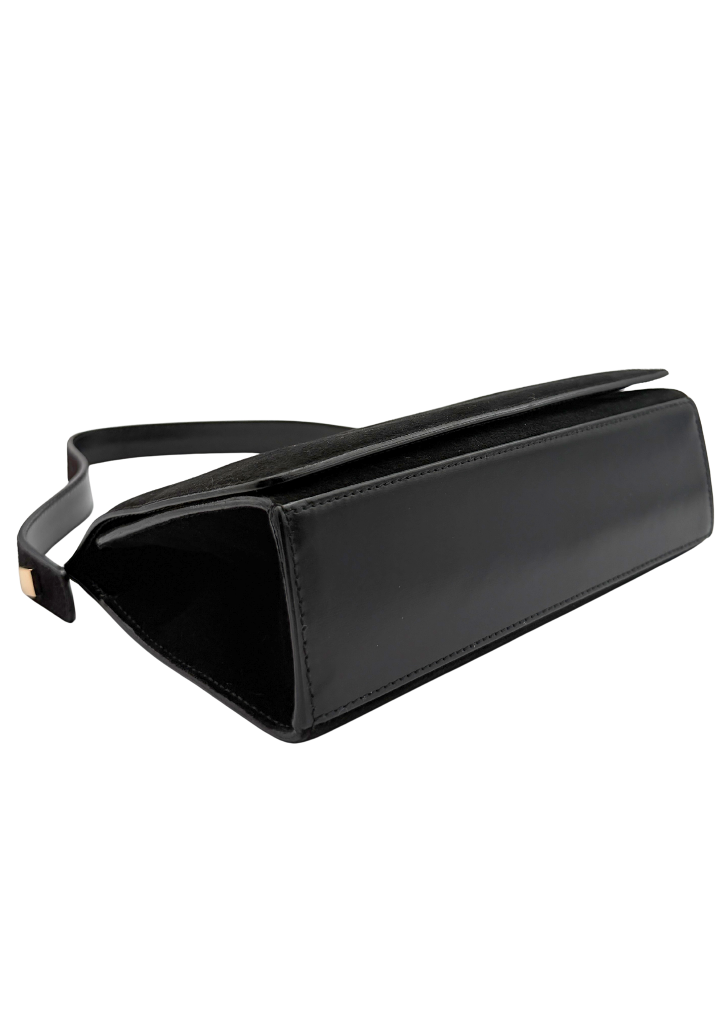 GUCCI SUEDE FLAP BAG