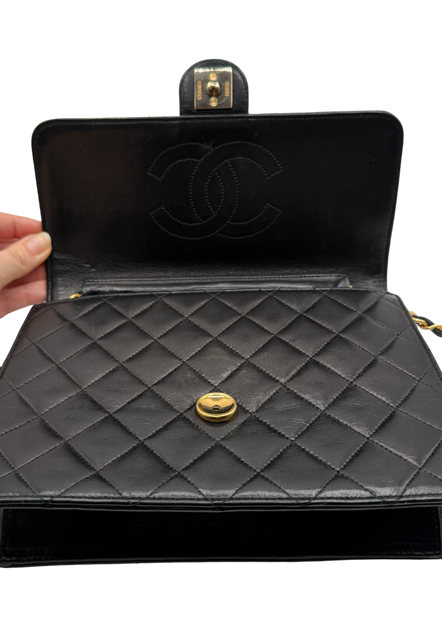 CHANEL MATELASSÉ SINGLE FLAP BAG