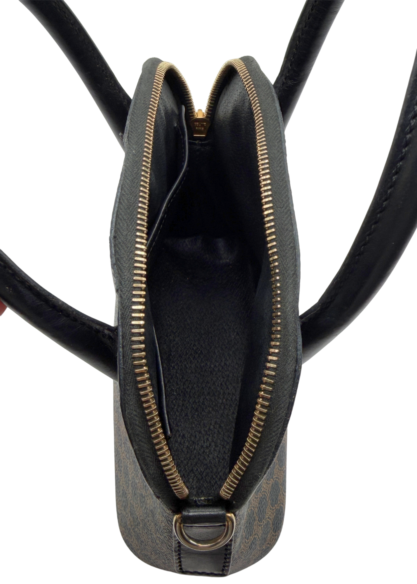 RARE CELINE MACADAM TOP HANDLE CROSSBODY BAG