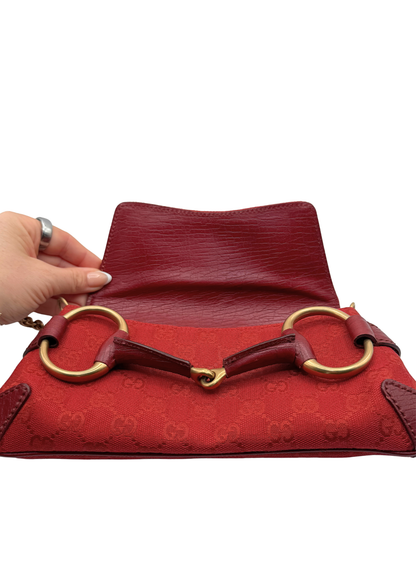GUCCI HORSEBIT CLUTCH & SHOULDER BAG