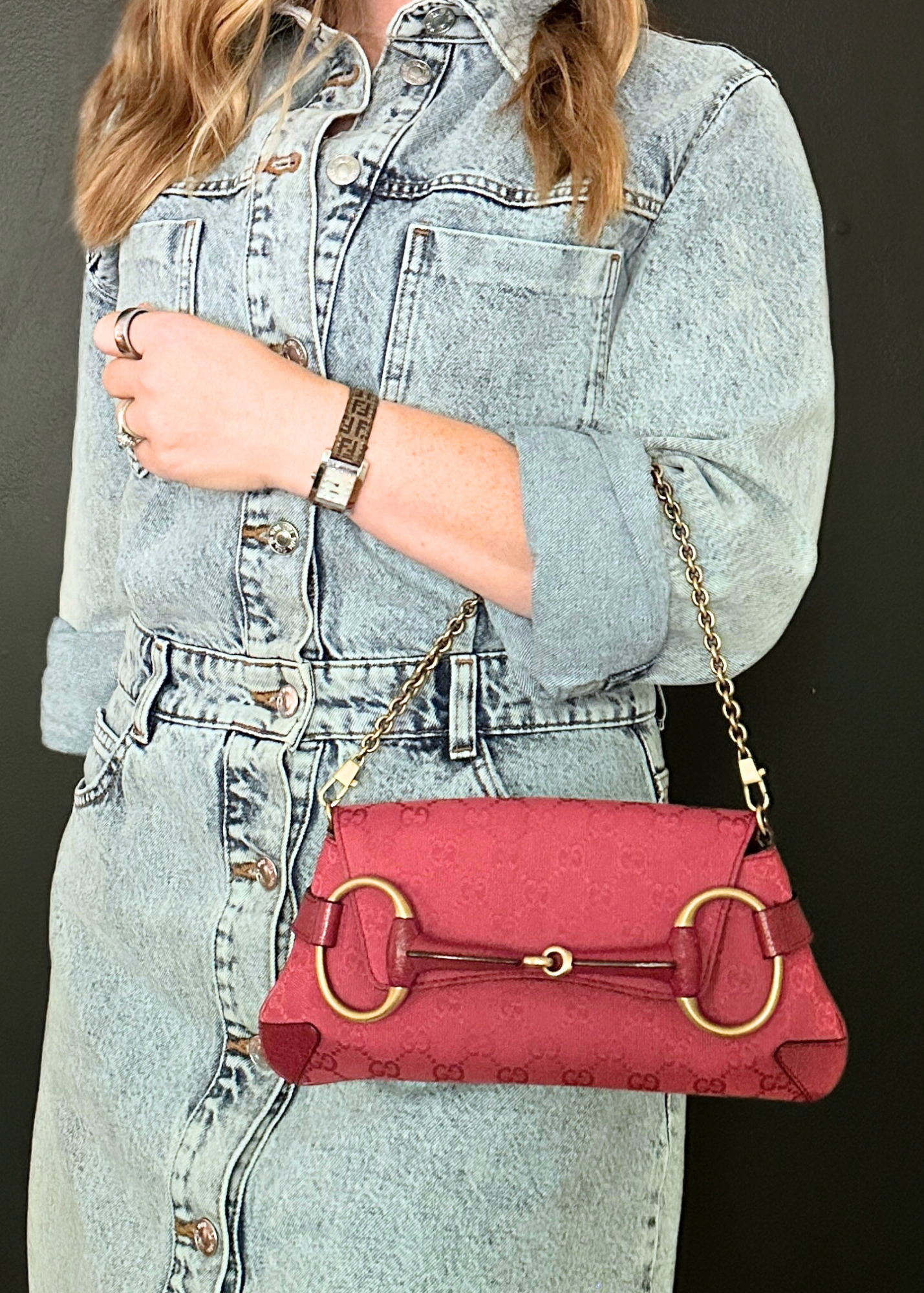 GUCCI HORSEBIT SHOULDER BAG & CLUTCH