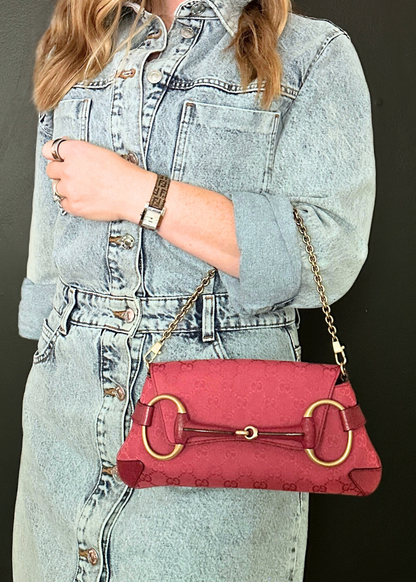 GUCCI HORSEBIT SHOULDER BAG & CLUTCH