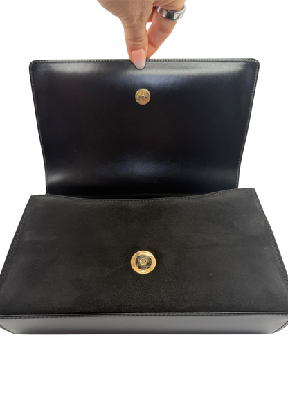 GUCCI SUEDE FLAP BAG