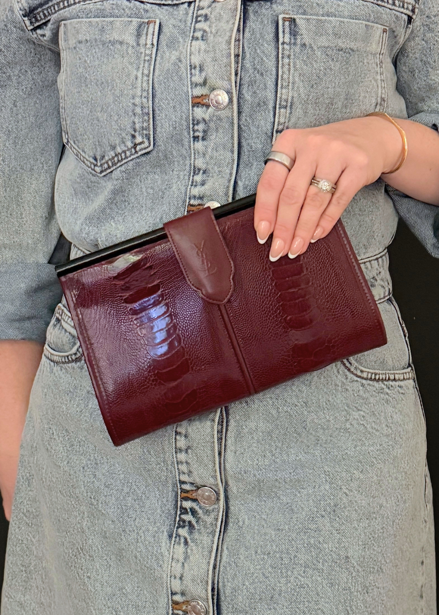 RARE YVES SAINT LAURENT CLUTCH