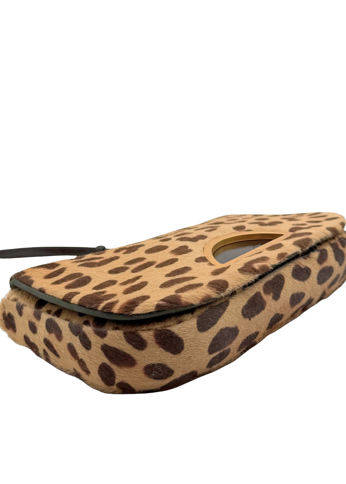 CHRISTIAN DIOR RARE VINTAGE LEOPARD PONYHAIR MALICE Corner