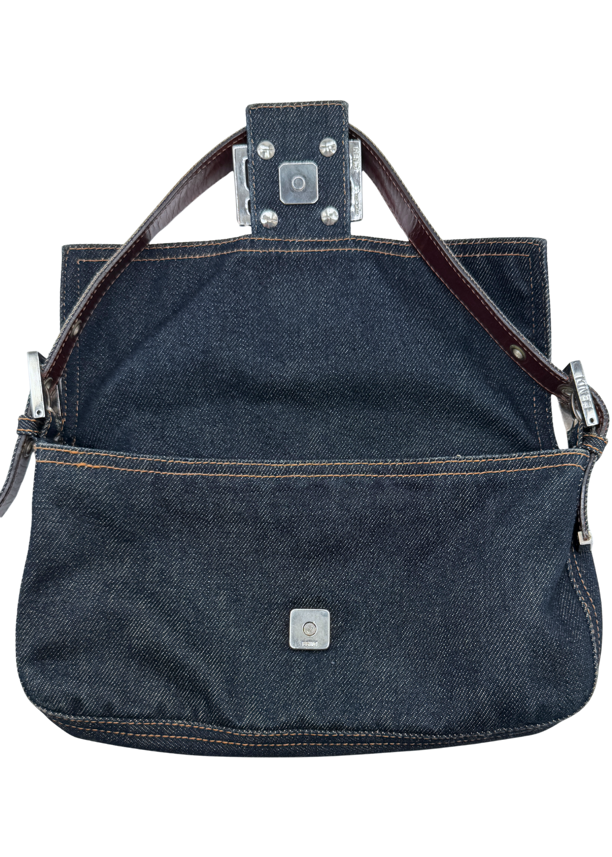 FENDI DENIM BAGUETTE