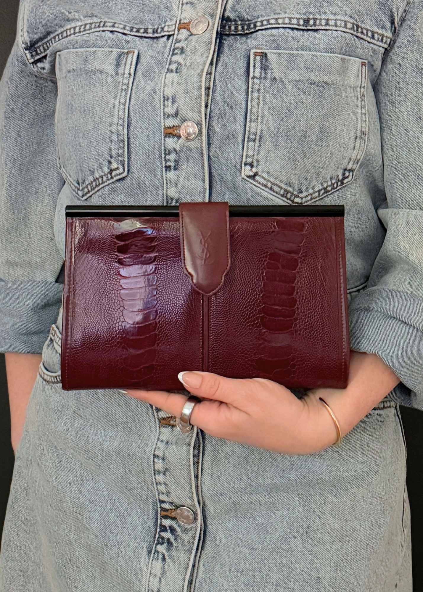 RARE YVES SAINT LAURENT CLUTCH