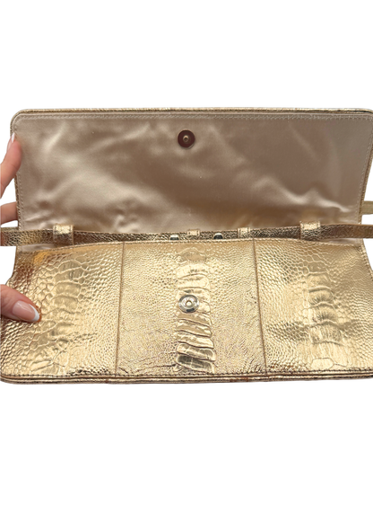 CELINE CROCODILE CLUTCH & SHOULDER BAG