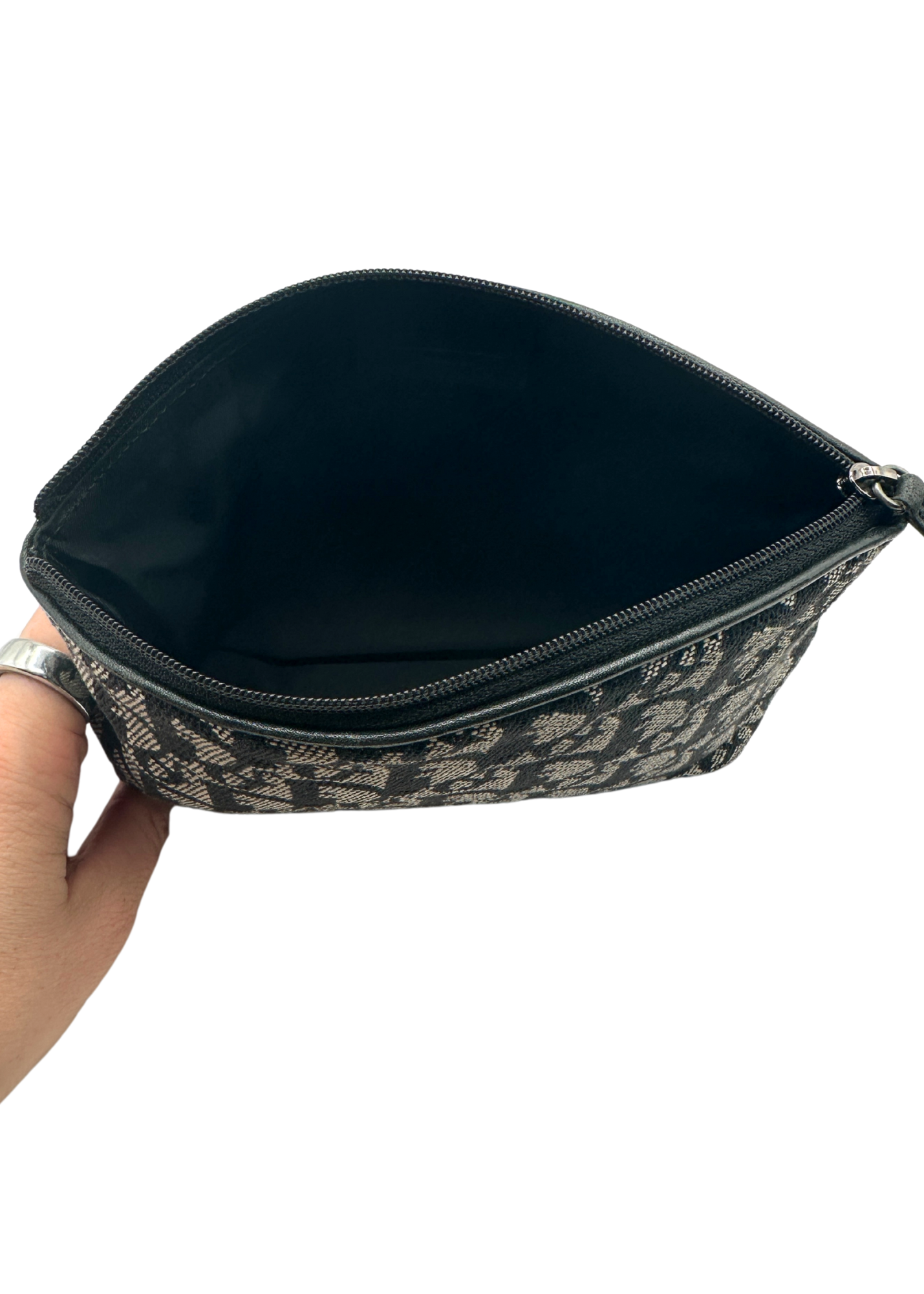 Christian Dior Navy Trotter Pouch