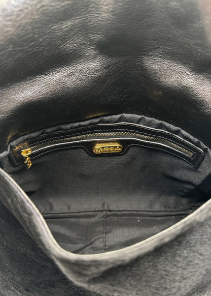 Vintage Fendi mamma baguette interior