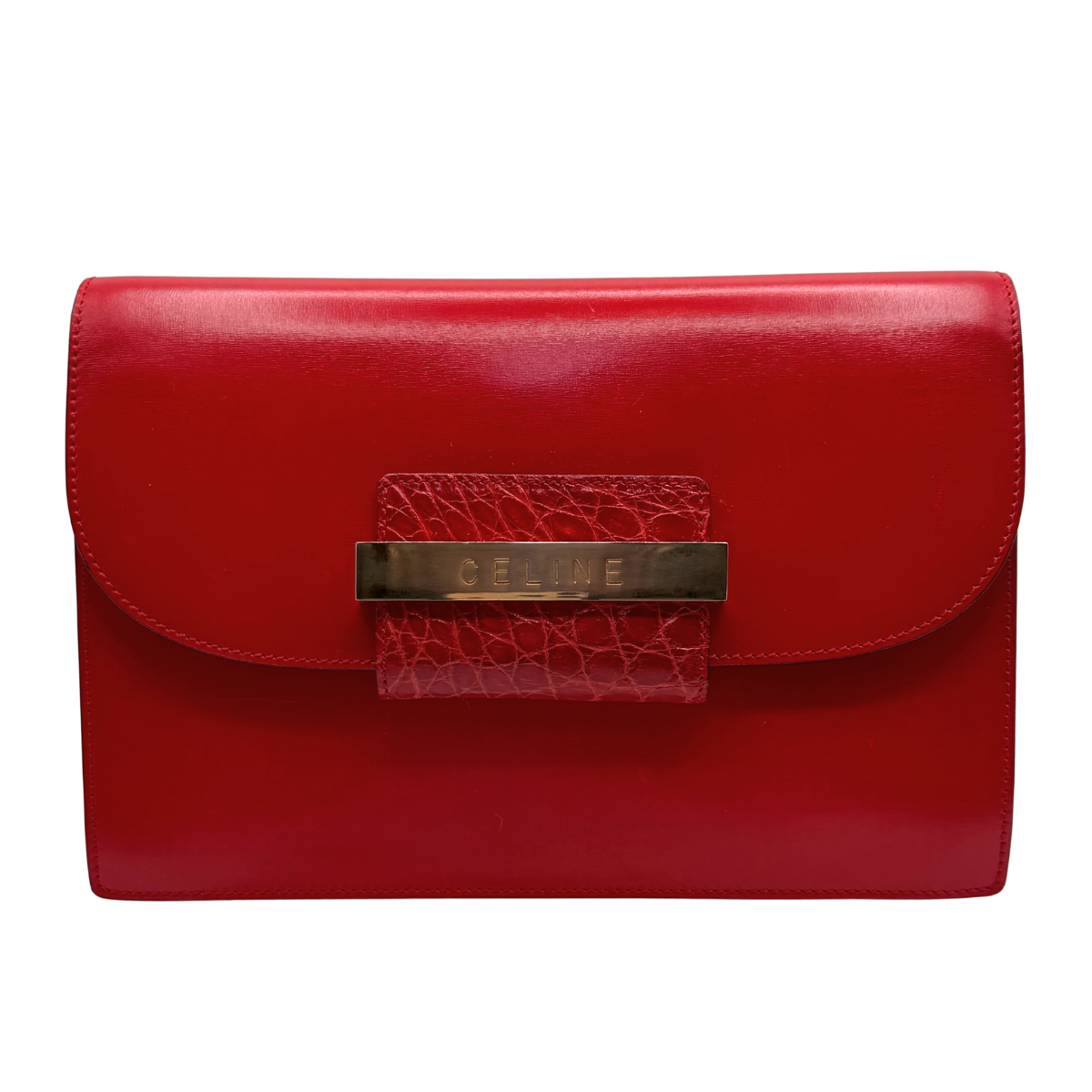 CELINE CROCODILE CLUTCH