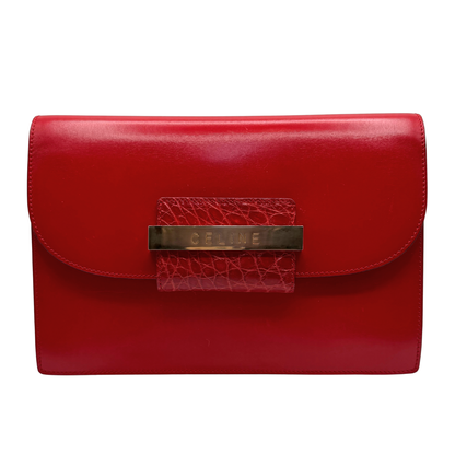 CELINE CROCODILE CLUTCH