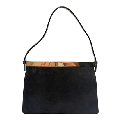GUCCI SUEDE FLAP BAG