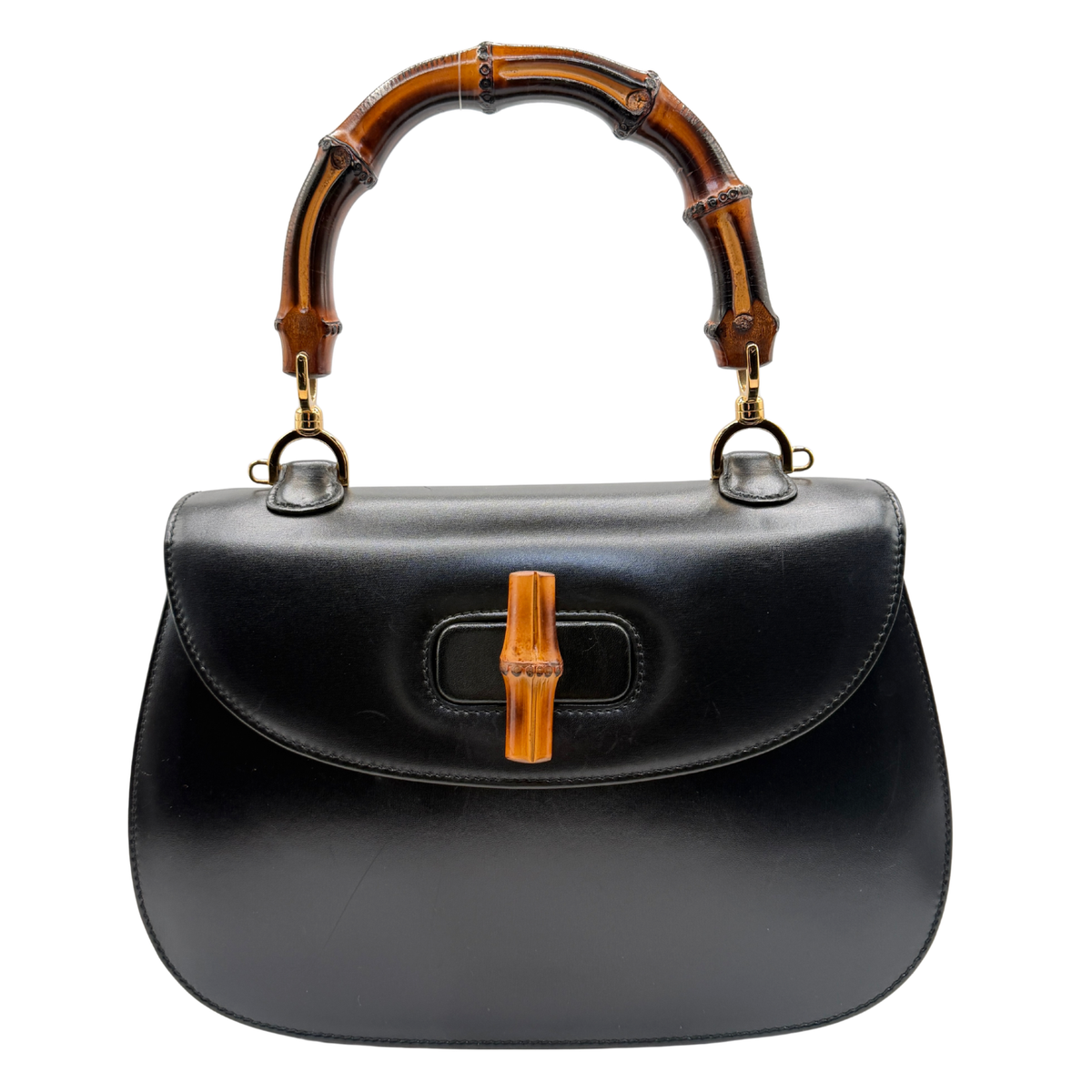 GUCCI 1947 BAMBOO TOP HANDLE BAG