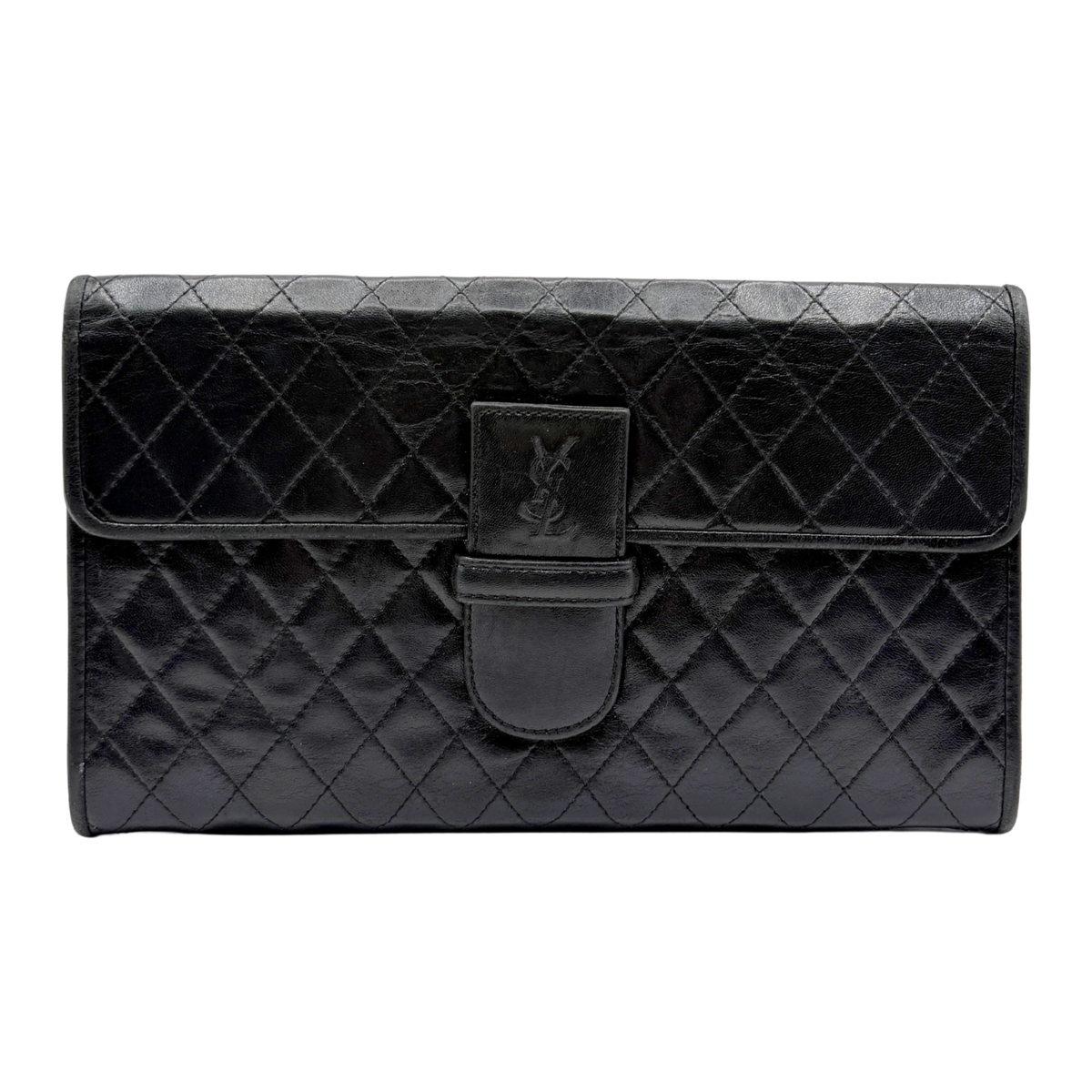 YVES SAINT LAURENT QUILTED CLUTCH