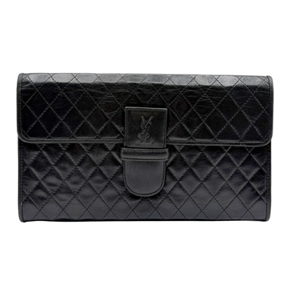 YVES SAINT LAURENT QUILTED CLUTCH