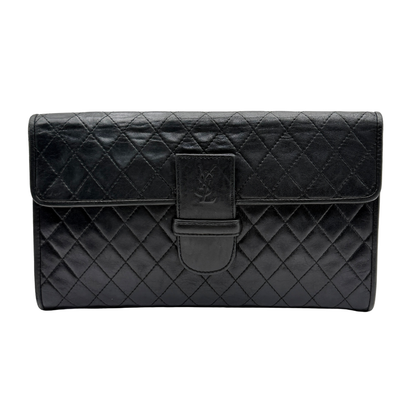 YVES SAINT LAURENT QUILTED CLUTCH