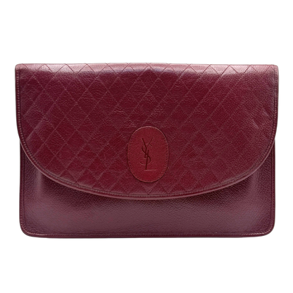 YVES SAINT LAURENT QUILTED CLUTCH