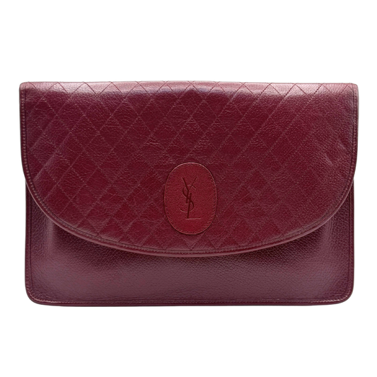 YVES SAINT LAURENT QUILTED CLUTCH