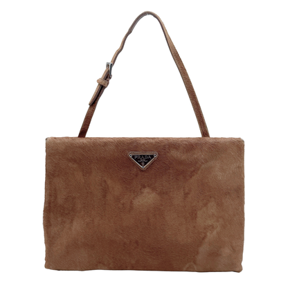 PRADA PONYHAIR SHOULDER BAG & CLUTCH