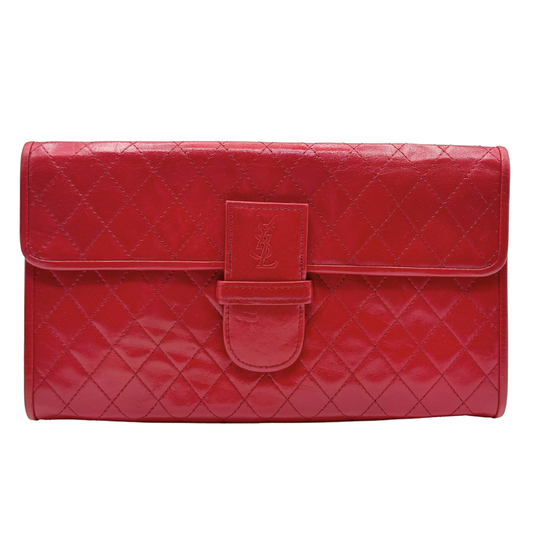 YVES SAINT LAURENT QUILTED CLUTCH