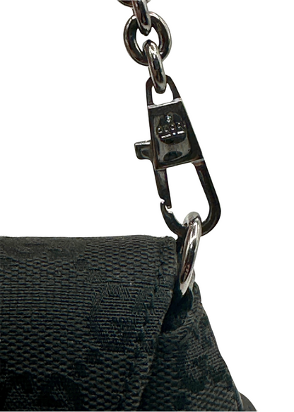 Black Gucci clutch Shoulder bag with chain strap