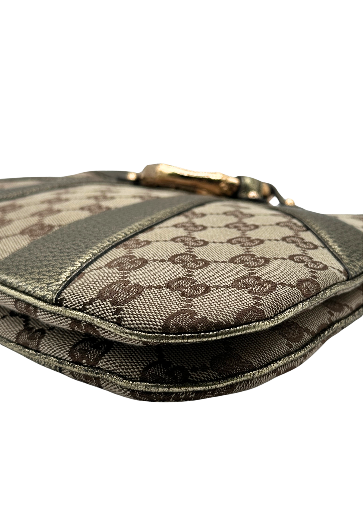 Gucci Monogram Bamboo Ring Bag