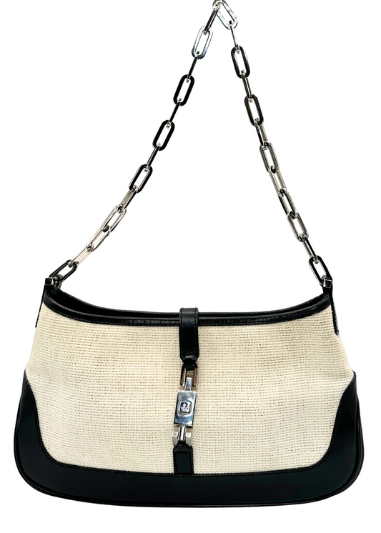 Gucci Jackie O Chain Bag Canvas