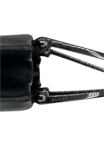 Gucci Leather Top Handle Horsebit Tote