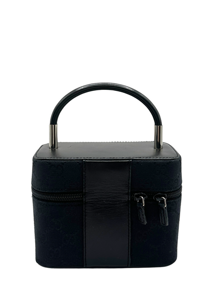 Gucci Monogram Black Vanity Bag