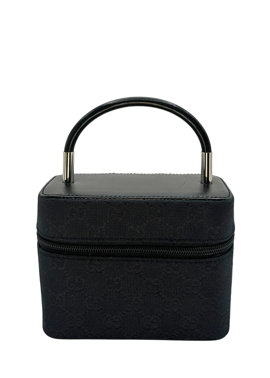 Gucci Monogram Black Vanity Bag