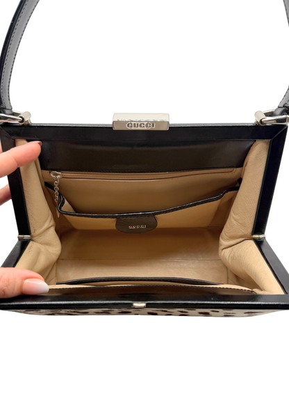 RARE GUCCI PONYHAIR TOP HANDLE BAG