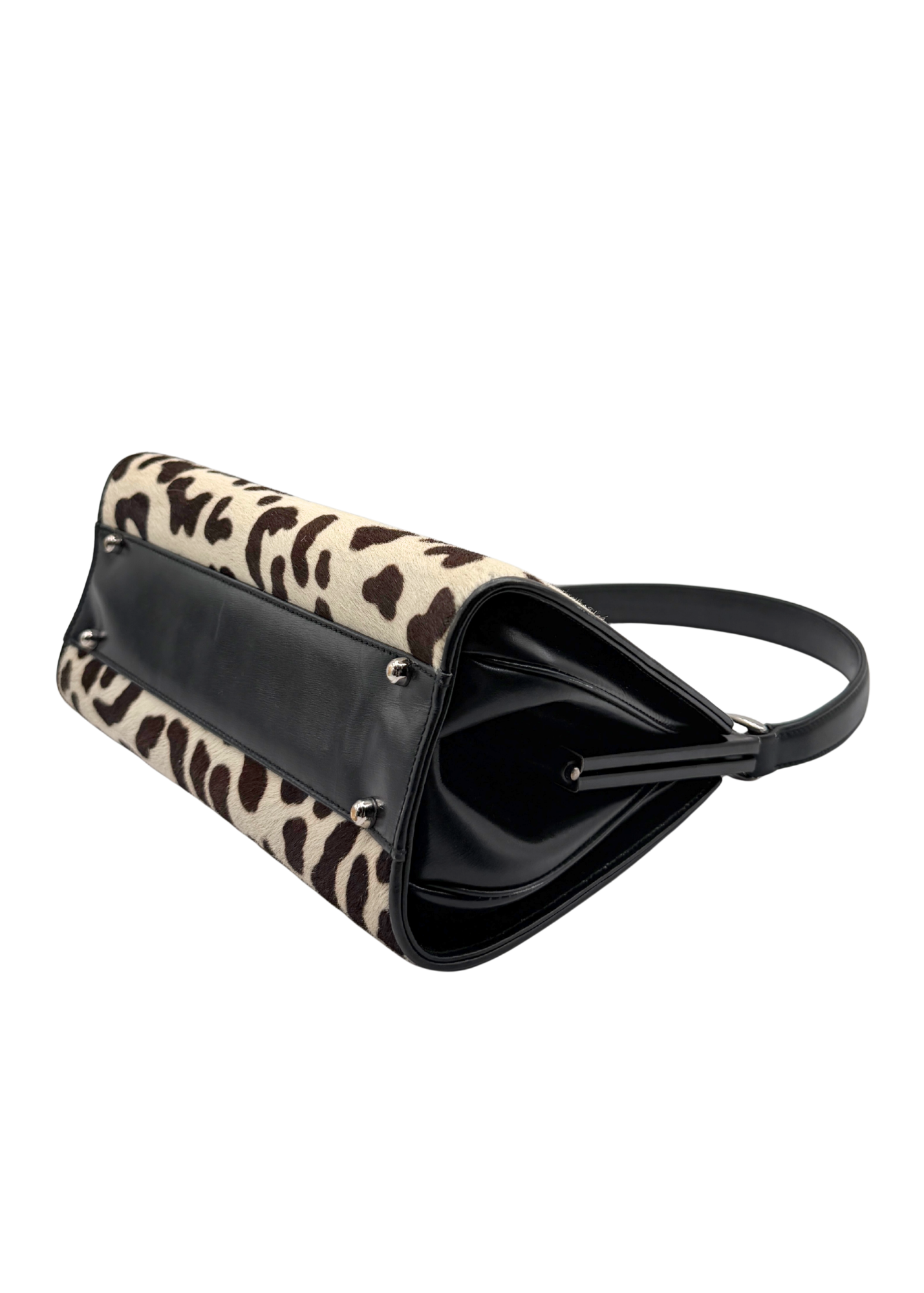 RARE GUCCI PONYHAIR TOP HANDLE BAG