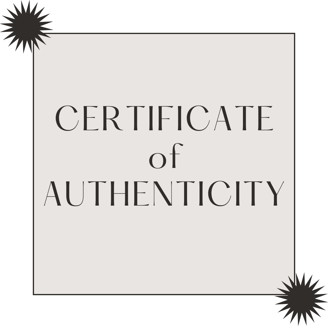 Certificate of Authenticity