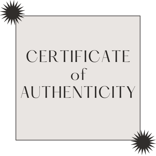 Certificate of Authenticity