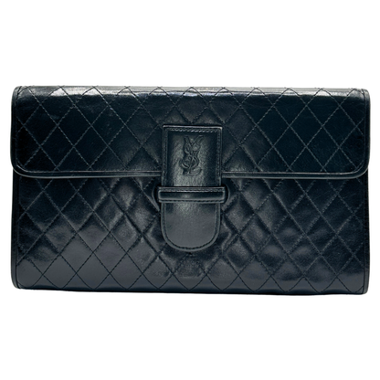 YVES SAINT LAURENT QUILTED CLUTCH