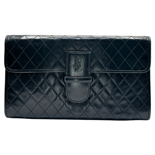 YVES SAINT LAURENT QUILTED CLUTCH