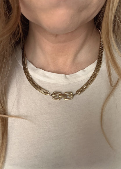 Givenchy Herringbone Chain Necklace